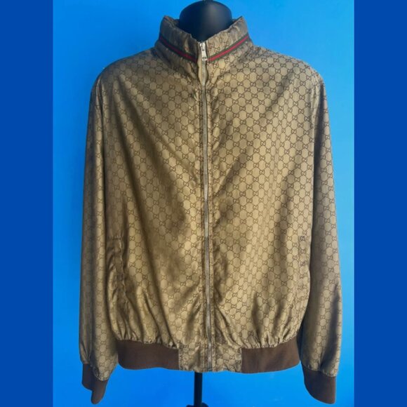 Gucci Collectors Limited Edition Windbreaker Jacket - Guccissima GG Men's Sz 56 - Picture 4 of 16